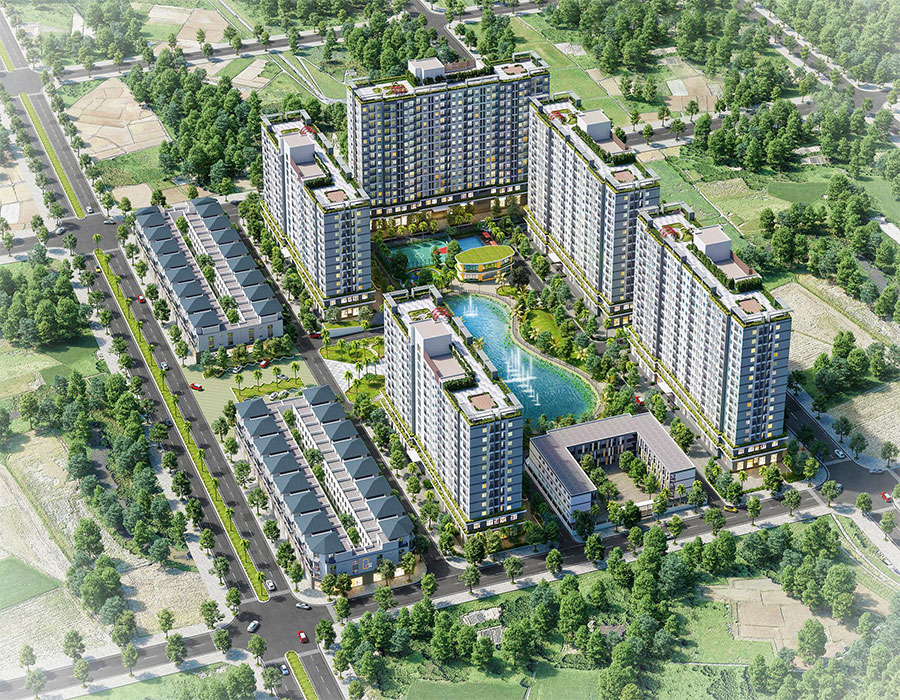 Chung cư nhà ở xã hội Ecohome Nhơn Bình